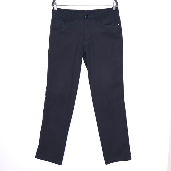 LULULEMON ABC Pant Classic 30" Obsidian Warpstreme 5 Pocket Casual Men's 32 - Picture 1 of 11